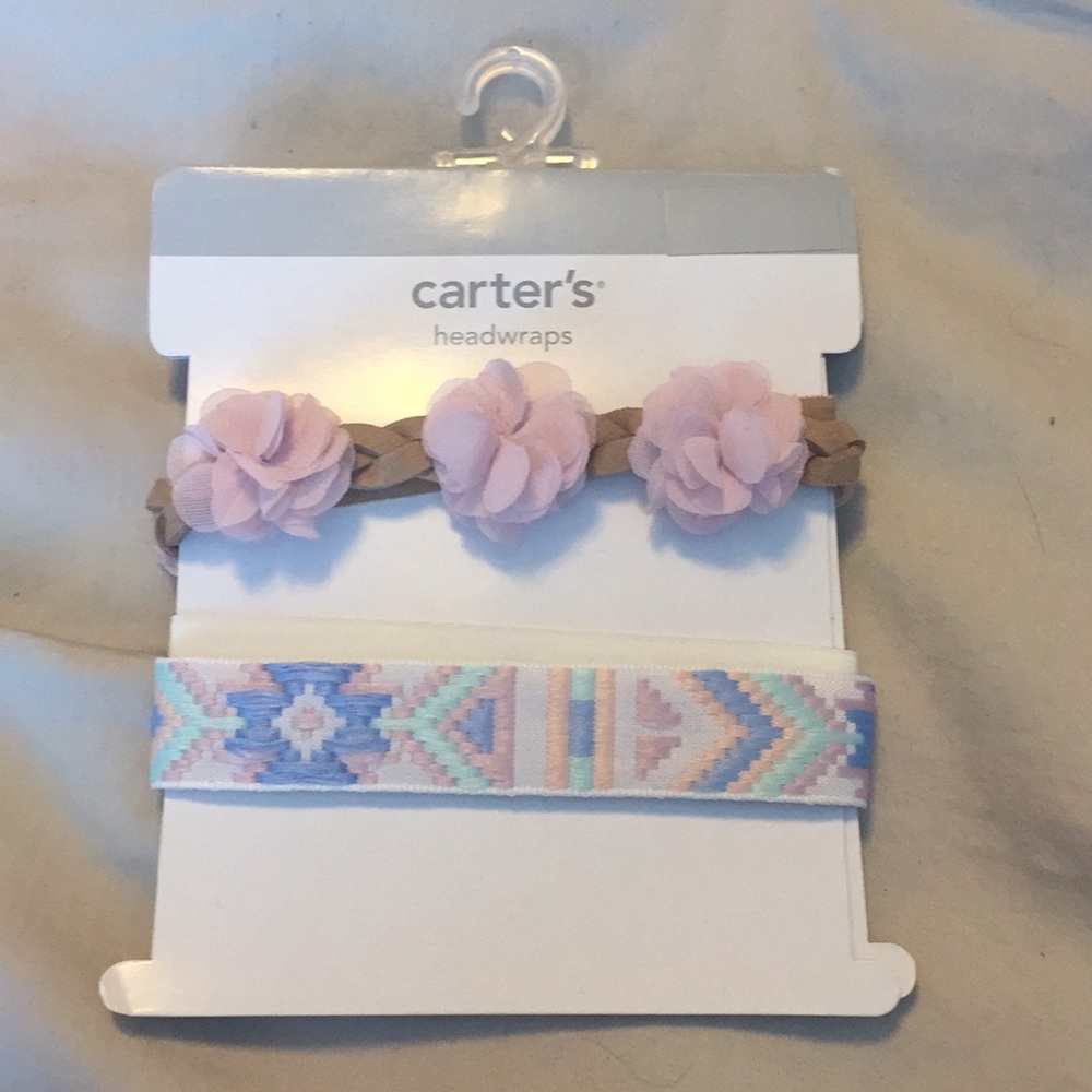 NWT baby girl headbands from Carter’s